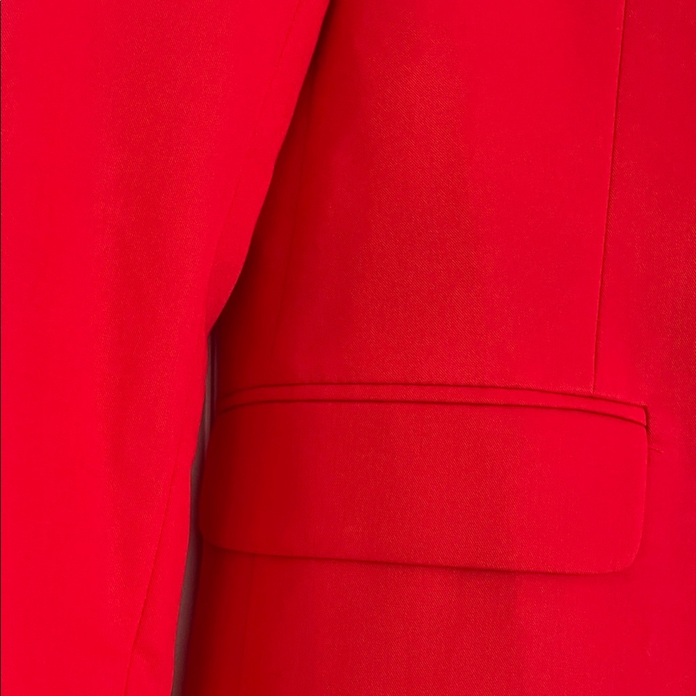 Bershka Vibrant Red Double-Breasted Blazer - Picture 5 of 8